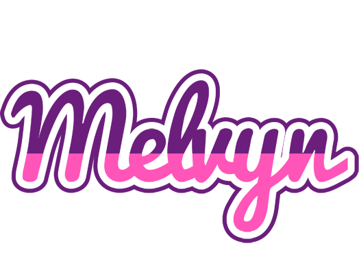 Melvyn cheerful logo