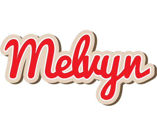 Melvyn chocolate logo