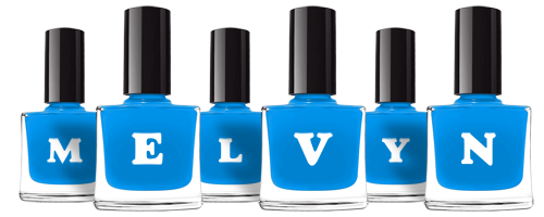 Melvyn glossy logo