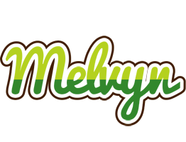 Melvyn golfing logo