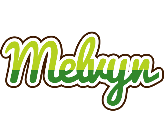 Melvyn golfing logo