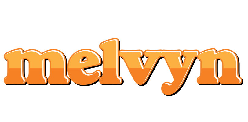 Melvyn orange logo