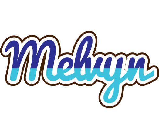 Melvyn raining logo