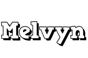 Melvyn snowing logo