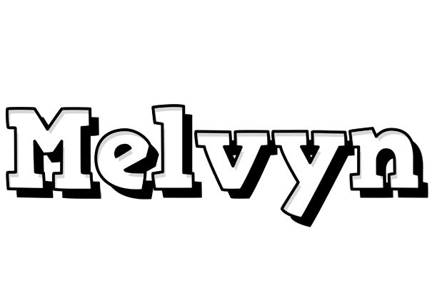 Melvyn snowing logo