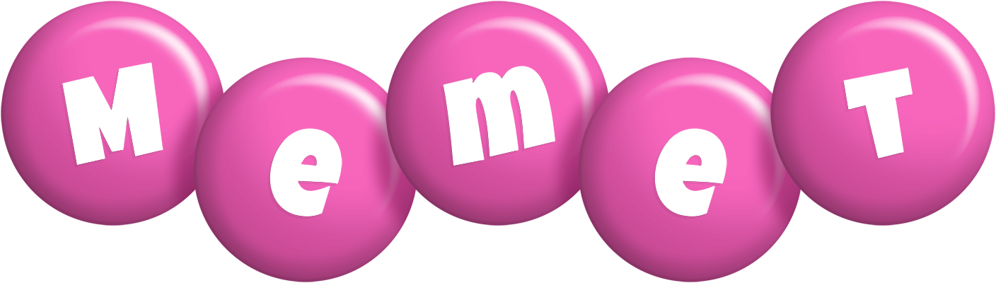 Memet candy-pink logo