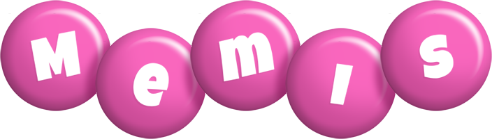 Memis candy-pink logo