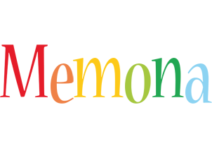 Memona birthday logo