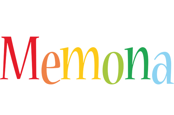 Memona birthday logo