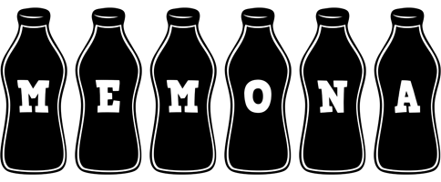 Memona bottle logo