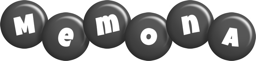 Memona candy-black logo