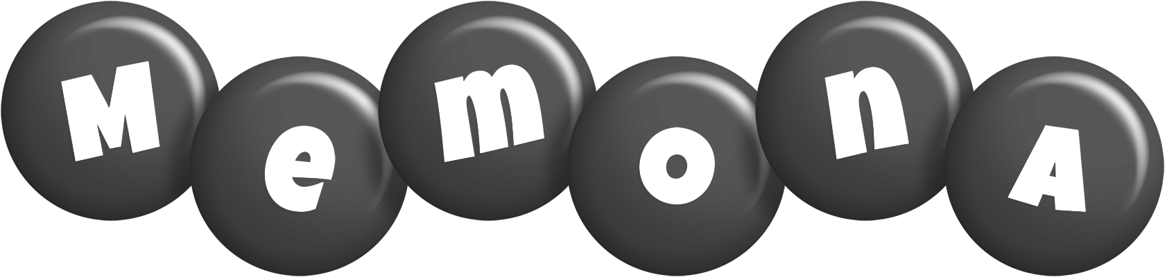 Memona candy-black logo