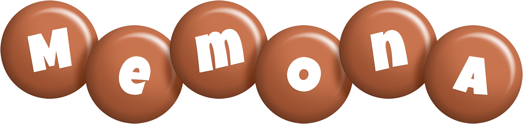 Memona candy-brown logo
