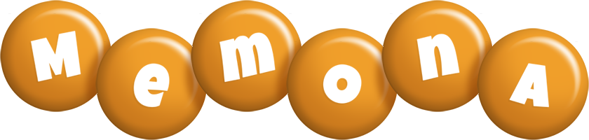 Memona candy-orange logo