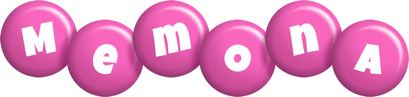 Memona candy-pink logo