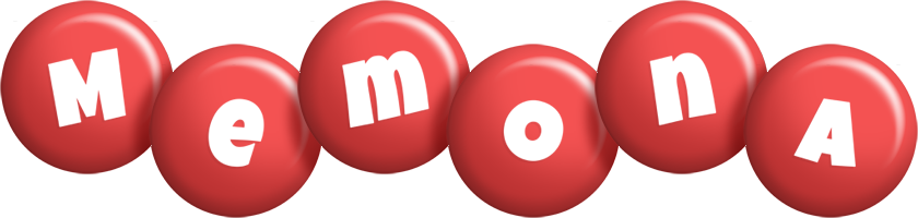 Memona candy-red logo