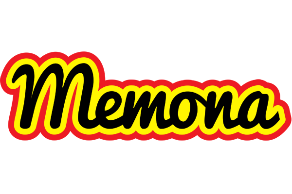 Memona flaming logo