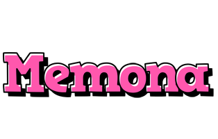 Memona girlish logo