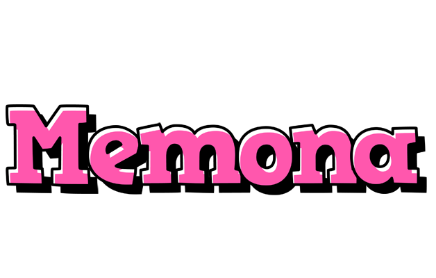 Memona girlish logo