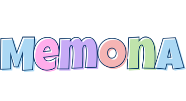 Memona pastel logo