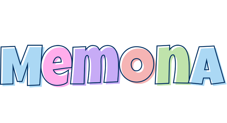 Memona pastel logo