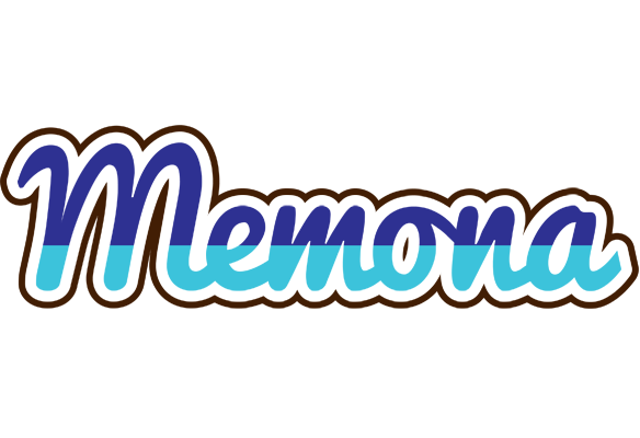 Memona raining logo