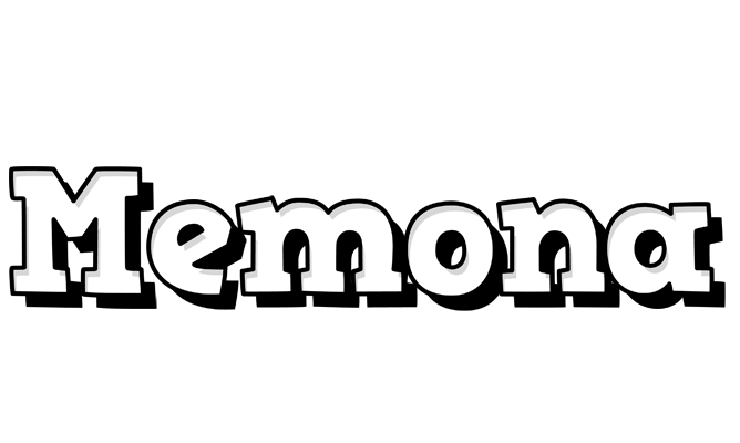 Memona snowing logo