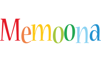 Memoona birthday logo