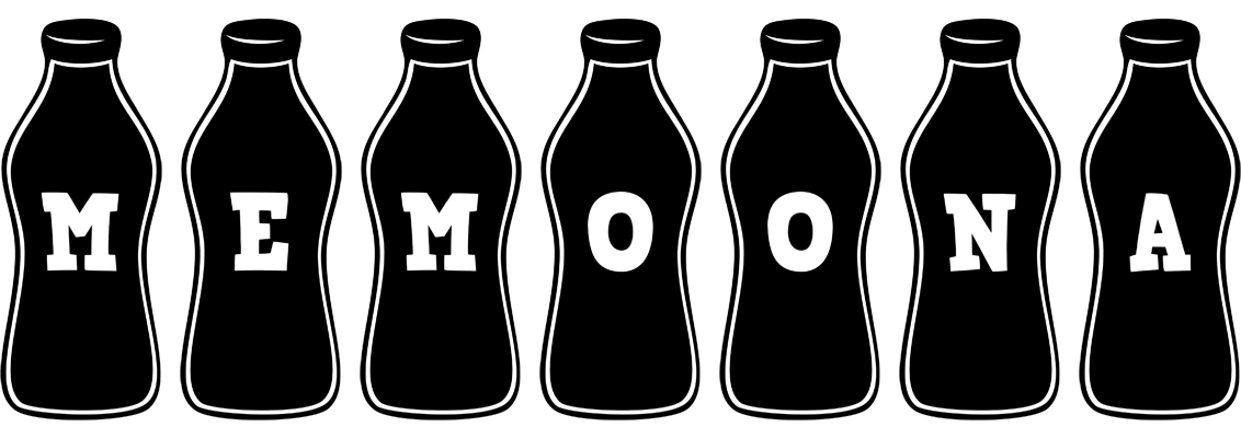 Memoona bottle logo