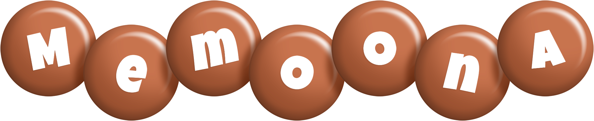 Memoona candy-brown logo