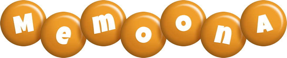 Memoona candy-orange logo