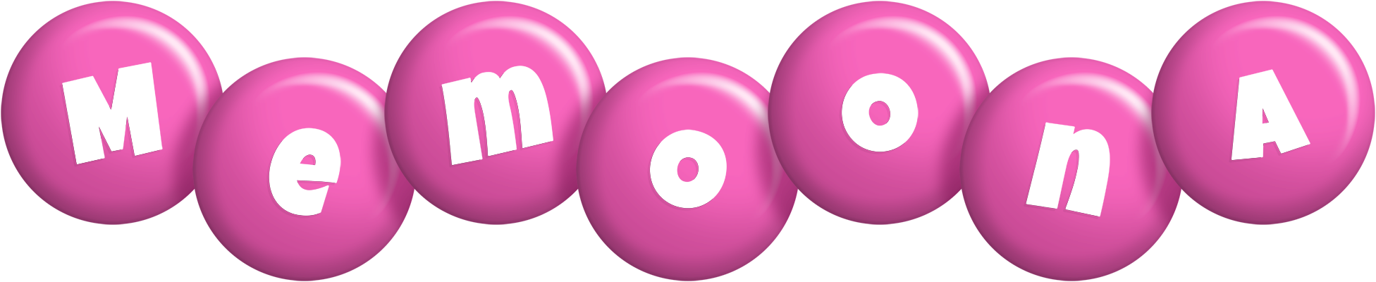 Memoona candy-pink logo