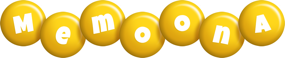 Memoona candy-yellow logo