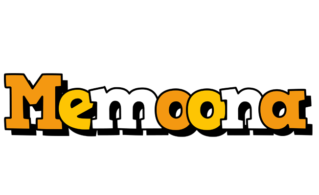 Memoona cartoon logo