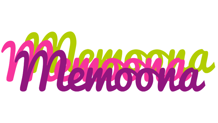 Memoona flowers logo