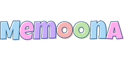 Memoona pastel logo