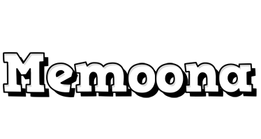 Memoona snowing logo