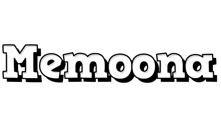 Memoona snowing logo