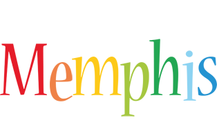 Memphis birthday logo