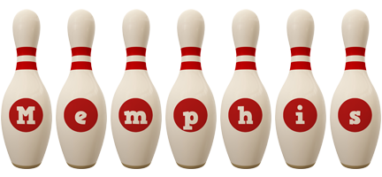 Memphis bowling-pin logo