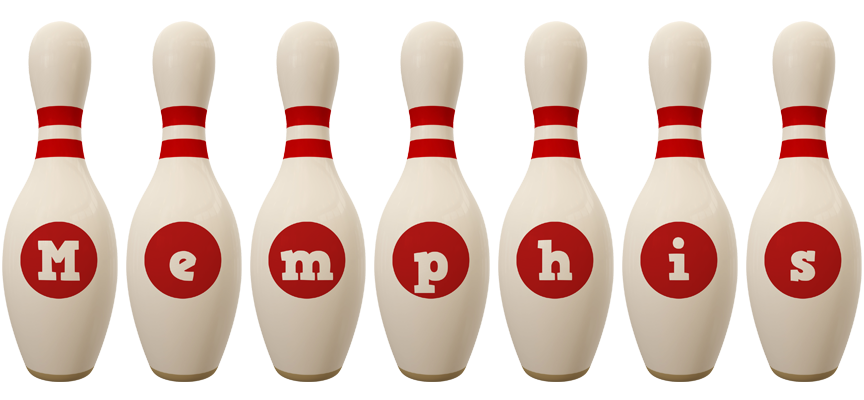 Memphis bowling-pin logo