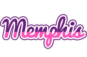 Memphis cheerful logo