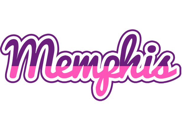 Memphis cheerful logo
