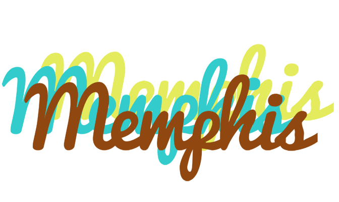 Memphis cupcake logo