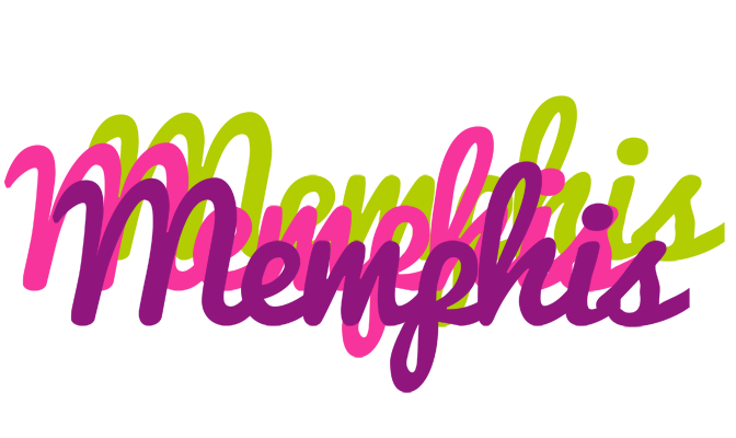 Memphis flowers logo