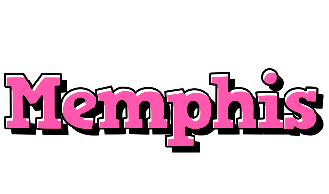 Memphis girlish logo