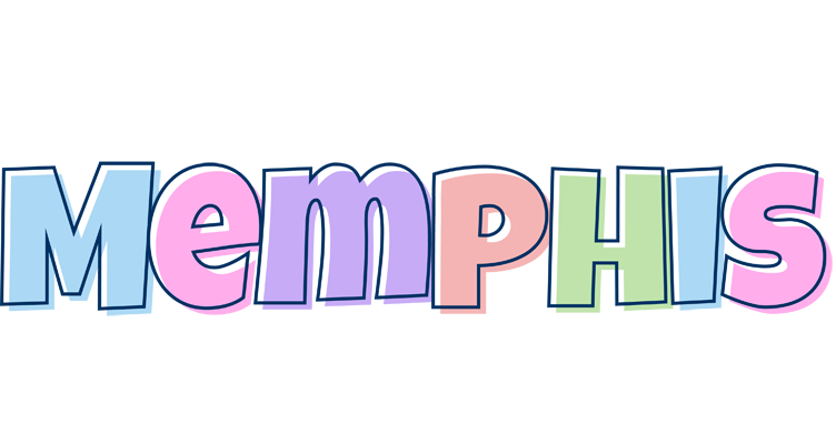 Memphis pastel logo