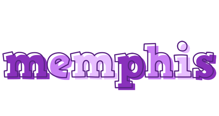 Memphis sensual logo