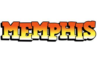 Memphis sunset logo