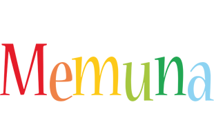 Memuna birthday logo